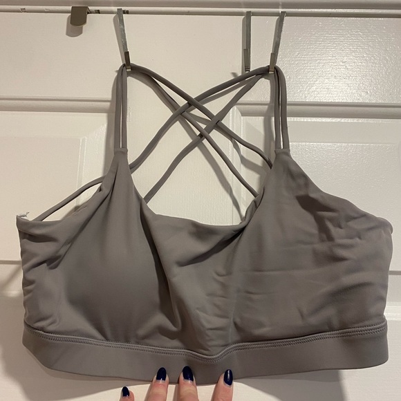 🌟5 for $10🌟Gray Crossback Padded Large Sports Bra NWOT - Picture 5 of 12